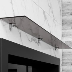 Стеклянная полка для биокамина Bronze 1800